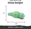 Super Chewer Tough Dog Chew Toys for Aggressive Chewers, Dental Stimulating (Iguana - Large)