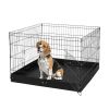 VEVOR Dog Playpen, 4 Pcs 24 x 36 in Panels Foldable Metal Pet Exercise Pen