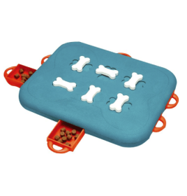 Pet Casino Treasure Hunt Puzzle Food Spill Toy (Option: Blue)