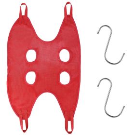 Cat Dog Hammock Helper Pet Grooming Hammock Harness Restraint Bag Helper Breathable for Nail Trimming Clipping (Option: seRed_L)