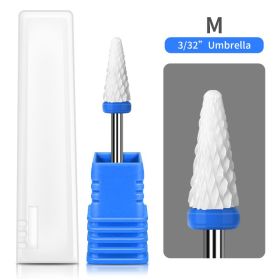 1PCS Nail Cone Tip Ceramic Drill Bits Electric Cuticle Clean Rotary For Manicure Pedicure Grinding Head Sander Tool If you purchase more than two item (type: MJ187-04)