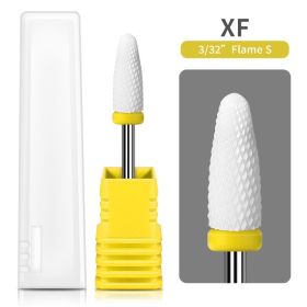1PCS Nail Cone Tip Ceramic Drill Bits Electric Cuticle Clean Rotary For Manicure Pedicure Grinding Head Sander Tool If you purchase more than two item (type: MJ187-19)