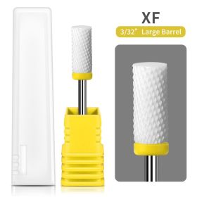 1PCS Nail Cone Tip Ceramic Drill Bits Electric Cuticle Clean Rotary For Manicure Pedicure Grinding Head Sander Tool If you purchase more than two item (type: MJ187-17)