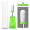 1PCS Nail Cone Tip Ceramic Drill Bits Electric Cuticle Clean Rotary For Manicure Pedicure Grinding Head Sander Tool If you purchase more than two item