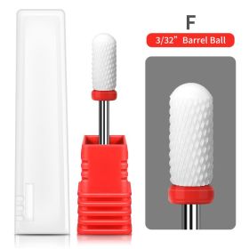 1PCS Nail Cone Tip Ceramic Drill Bits Electric Cuticle Clean Rotary For Manicure Pedicure Grinding Head Sander Tool If you purchase more than two item (type: MJ187-11)