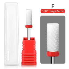 1PCS Nail Cone Tip Ceramic Drill Bits Electric Cuticle Clean Rotary For Manicure Pedicure Grinding Head Sander Tool If you purchase more than two item (type: MJ187-13)