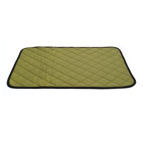 Pet Diaper Pad Reusable Washable Absorbent Non-Slip Waterproof Diaper Diaper Non-Wet; Dog Diaper Pad (Color: Yellow-green, size: L)